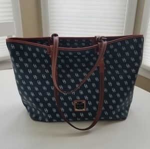 Large leather tote